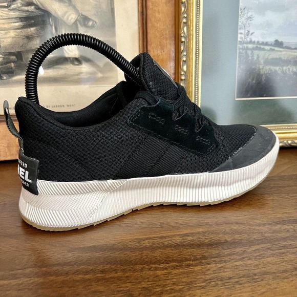 Sorel Women's Out N About III Low Sneakers Shoes Black Sea Salt Size US 7 - Picture 13 of 16